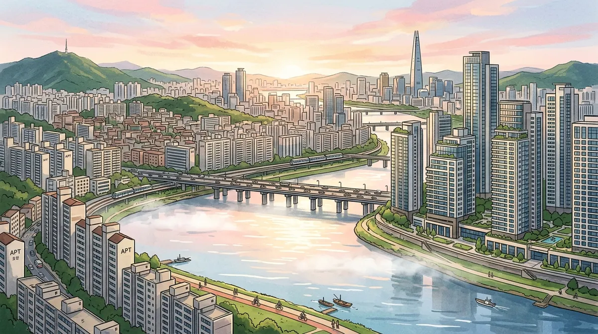 서울 아파트 시장 양극화…강남·한강벨트는 냉각, 외곽은 활황